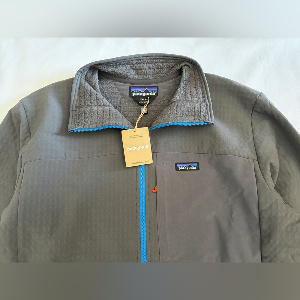 Patagonia R2 TechFace Jacket Men's Size XXL FORGE GREY FA25 - Picture 4 of 14